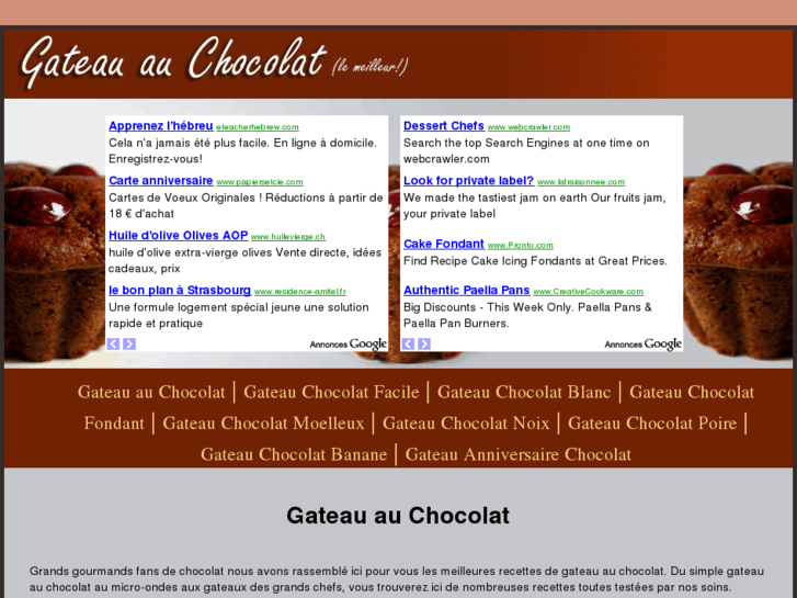 www.gateau-au-chocolat.org