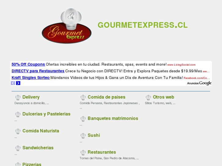 www.gourmetexpress.cl