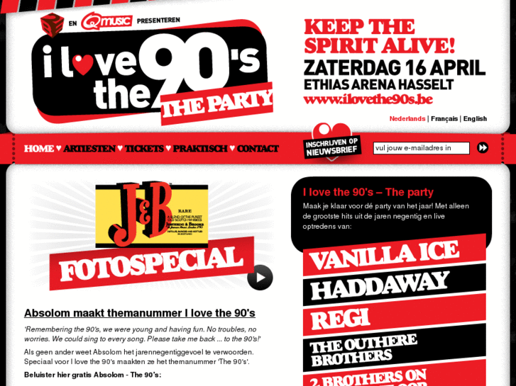 www.ilovethe90s.be