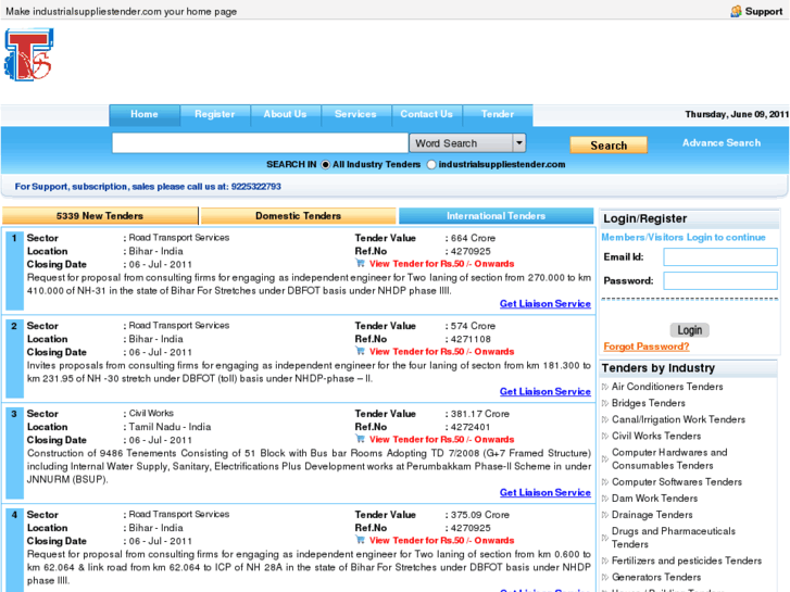 www.industrialsuppliestender.com