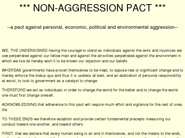 www.nonaggressionpact.org