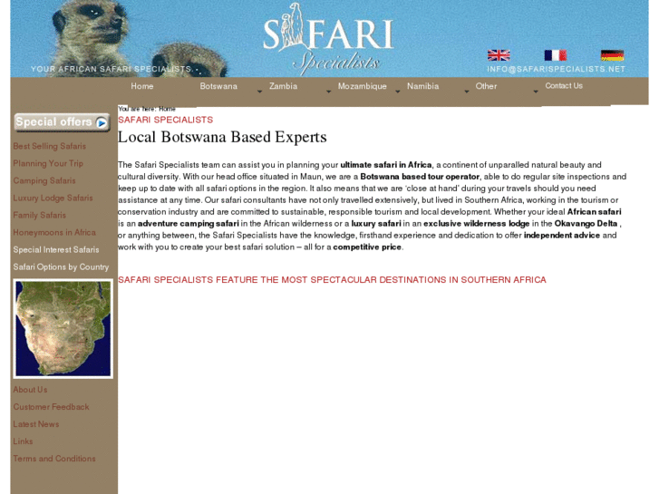 www.safarispecialists.net