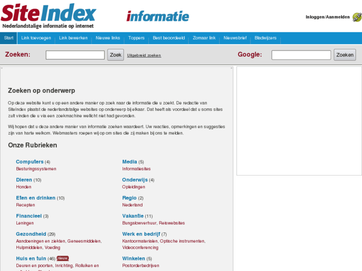 www.siteindex.nl