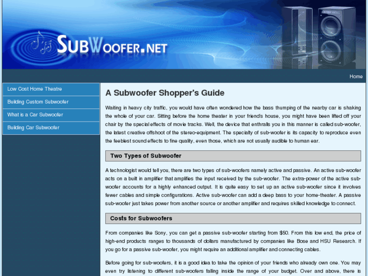 www.subwoofer.net