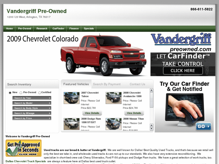 www.vandergriffpreowned.com