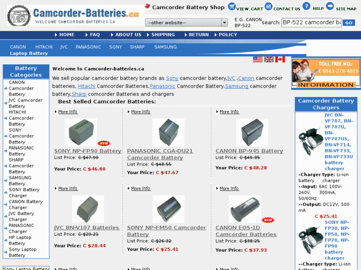 www.camcorder-batteries.ca