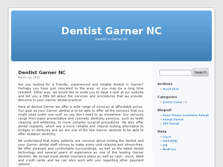 www.dentistgarner.com