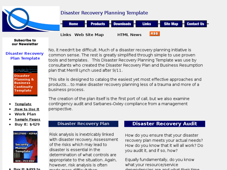 www.disaster-recovery-planning-template.com