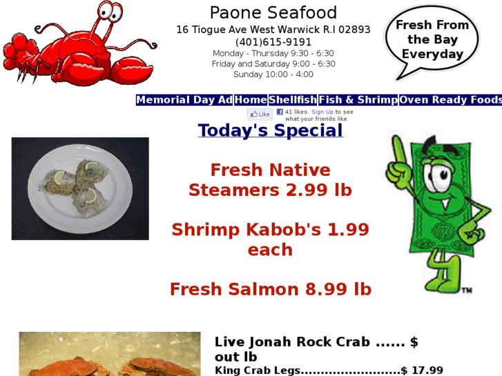 www.paoneseafood.com