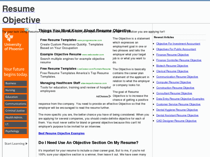 www.resumeobjective.net