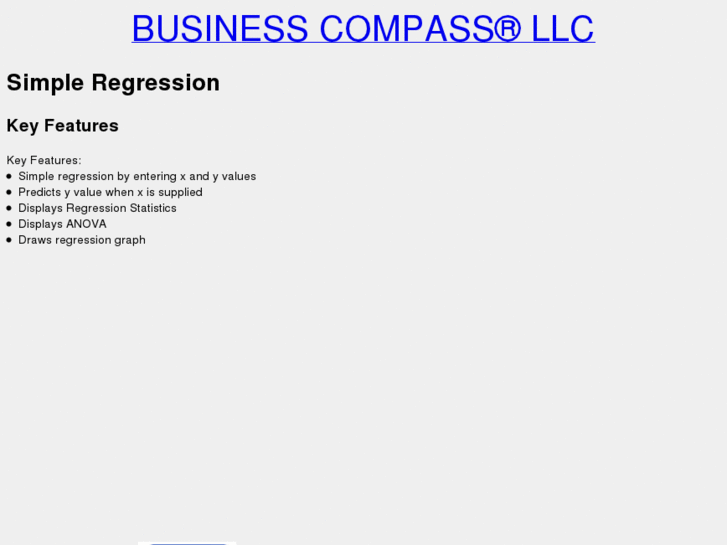 www.simpleregression.info