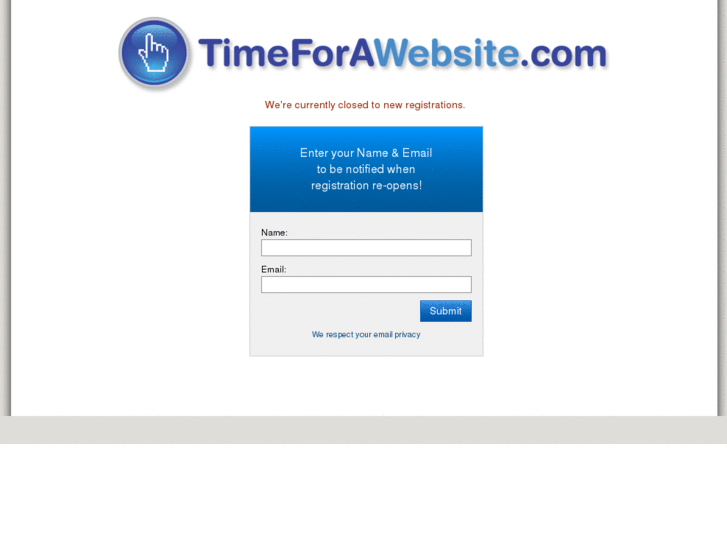 www.timeforawebsite.com