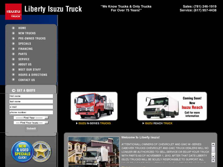 www.libertyisuzutrucks.com