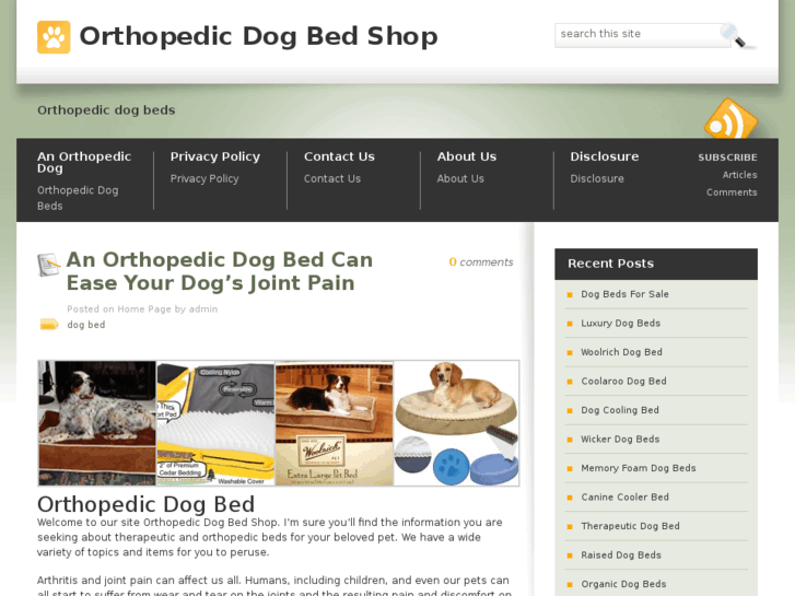 www.orthopedicdogbedshop.com