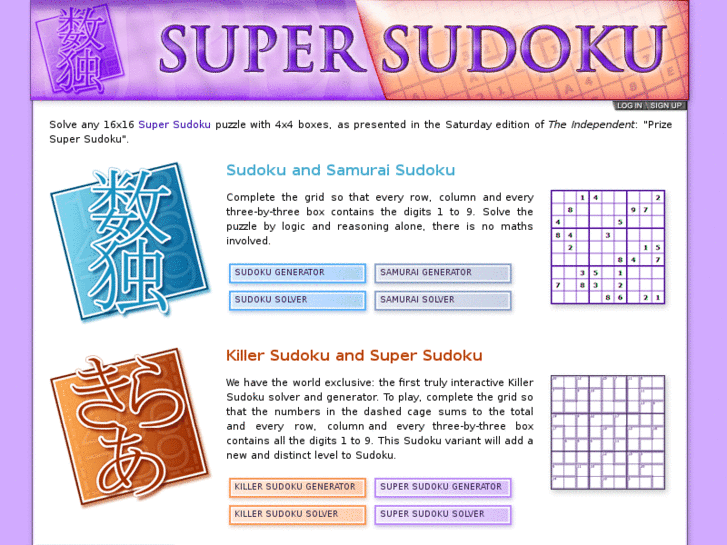 www.supersudoku.com