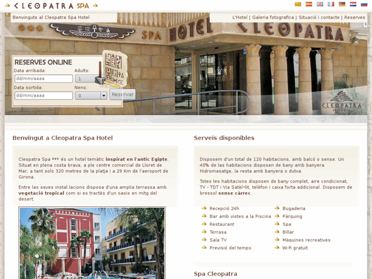 www.cleopatraspahotel.com