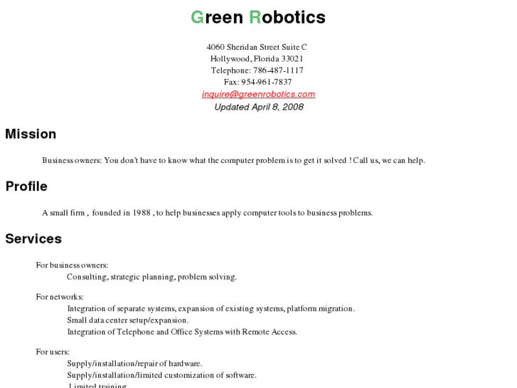 www.greenrobotics.com