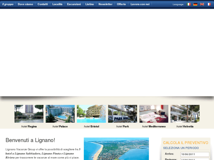 www.lignanohotelonline.com