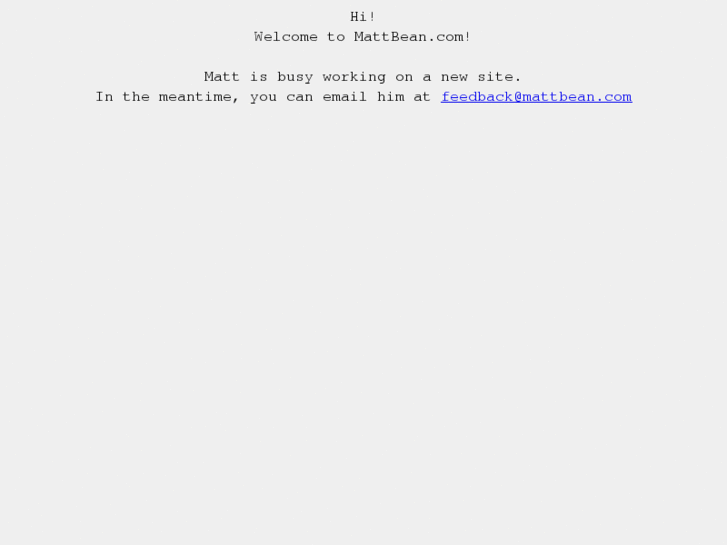 www.mattbean.net