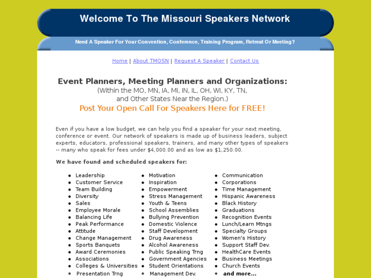 www.missourispeakersnetwork.com