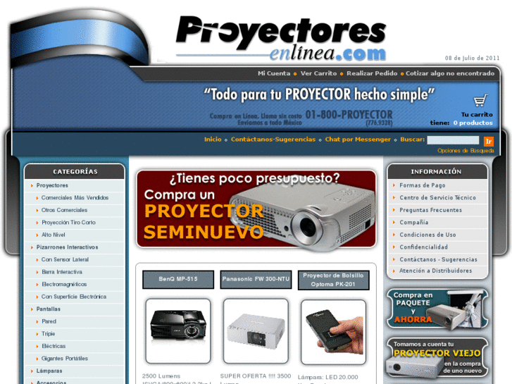 www.proyectoresenlinea.com