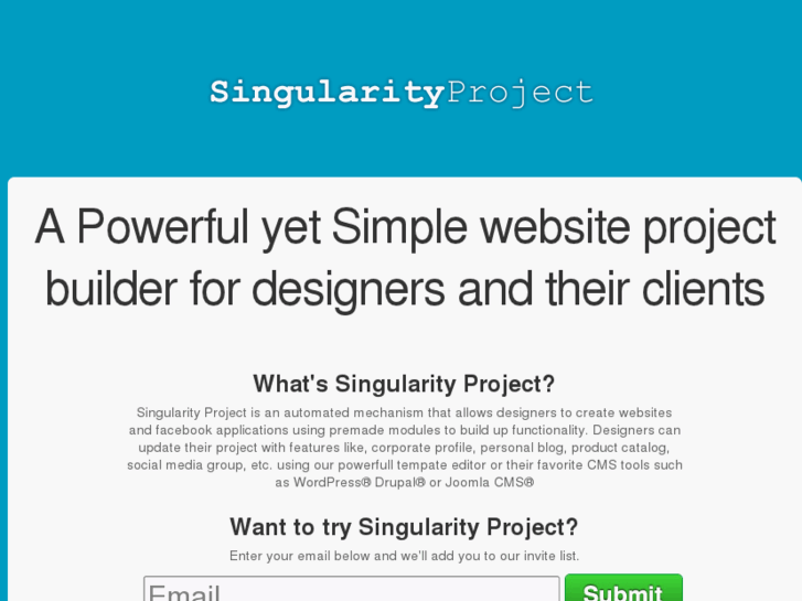 www.singularityproject.com