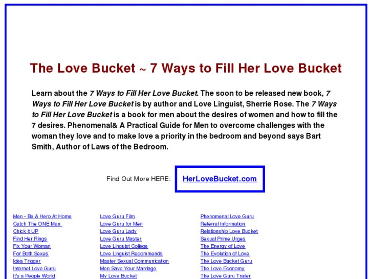 www.thelovebucket.org