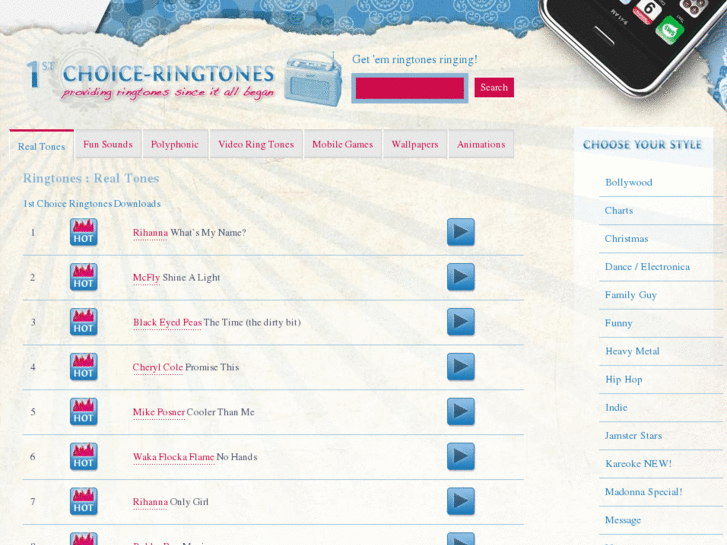 www.1st-choice-ringtones.co.uk