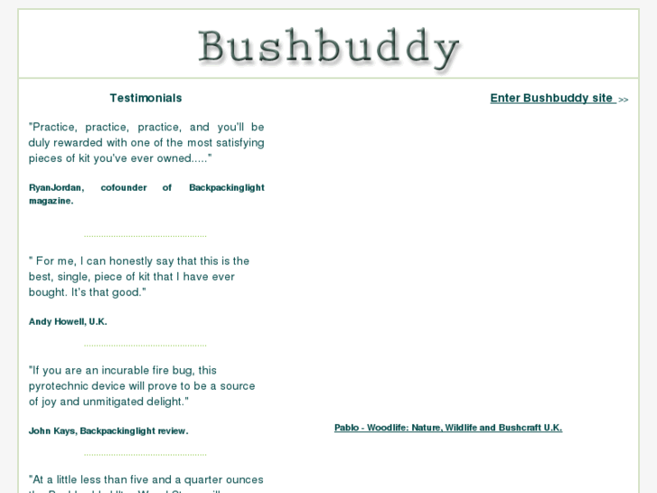 www.bushbuddy.ca