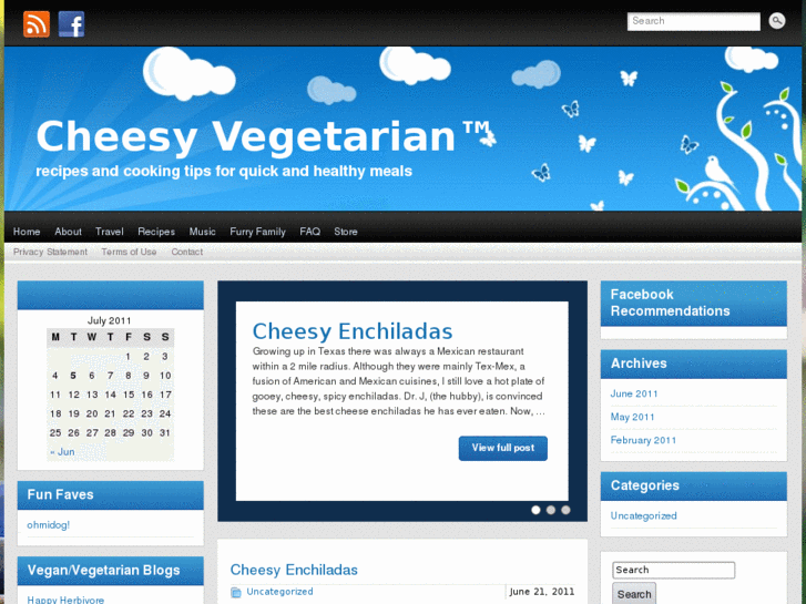 www.cheesyvegetarian.com