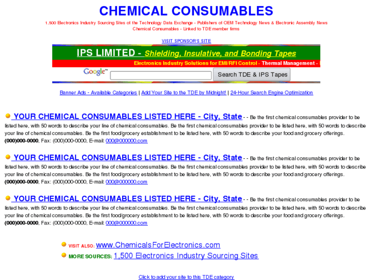 www.chemicalconsumables.com