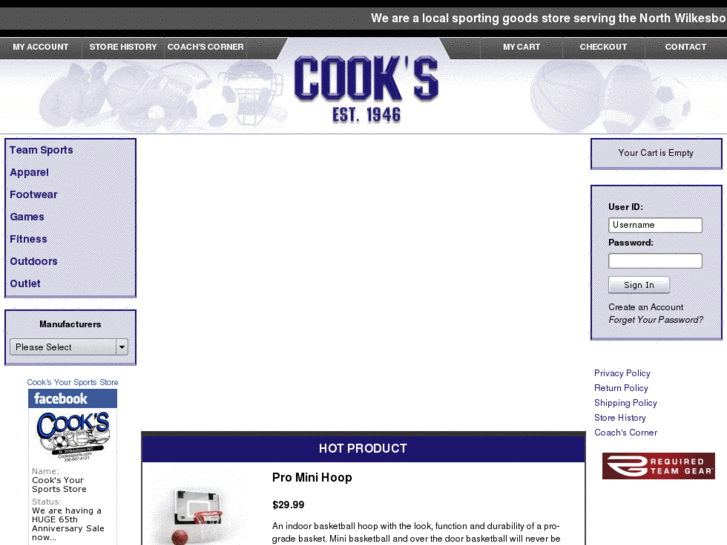 www.cookssports.com