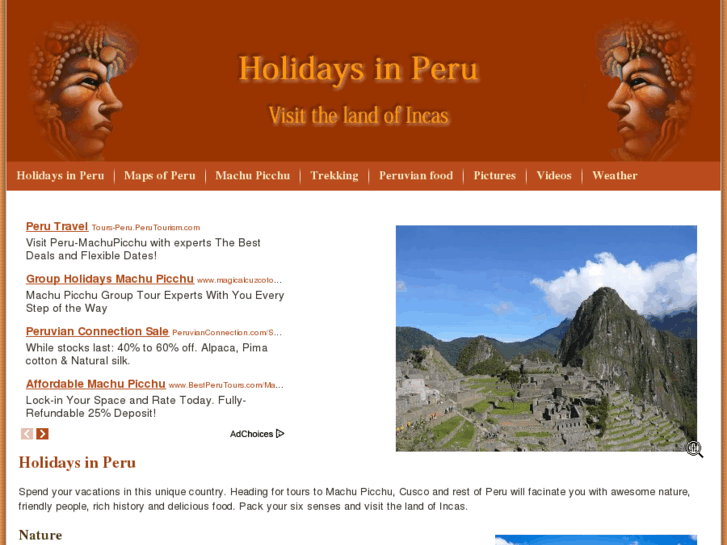 www.holidaysinperu.net