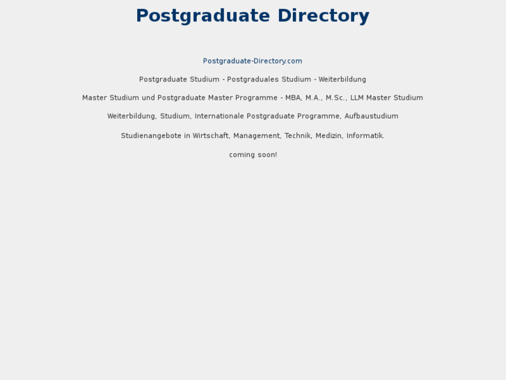 www.postgraduate-directory.com