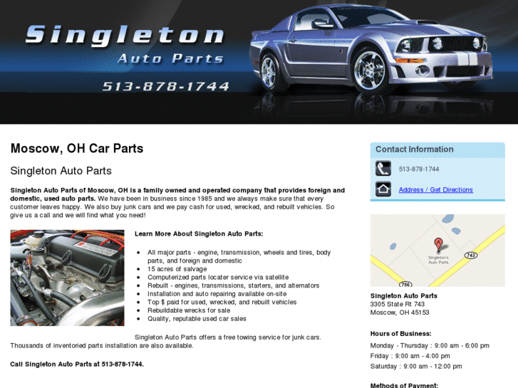 www.singletonsautoparts.com