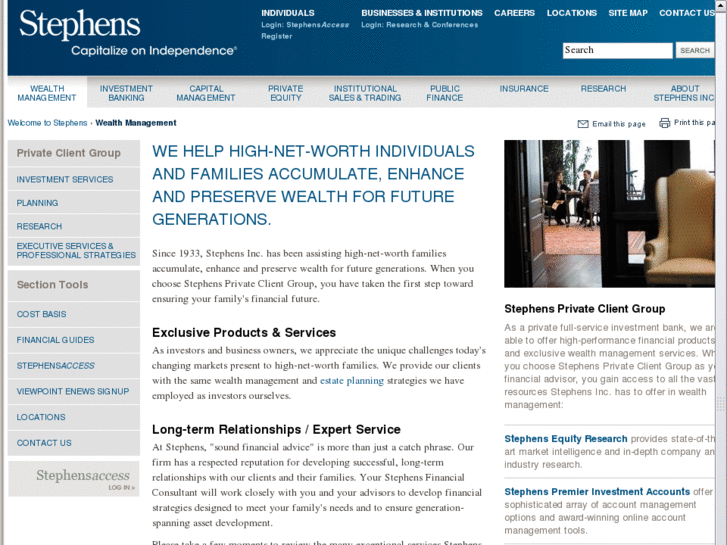 www.stephensprivateclient.com