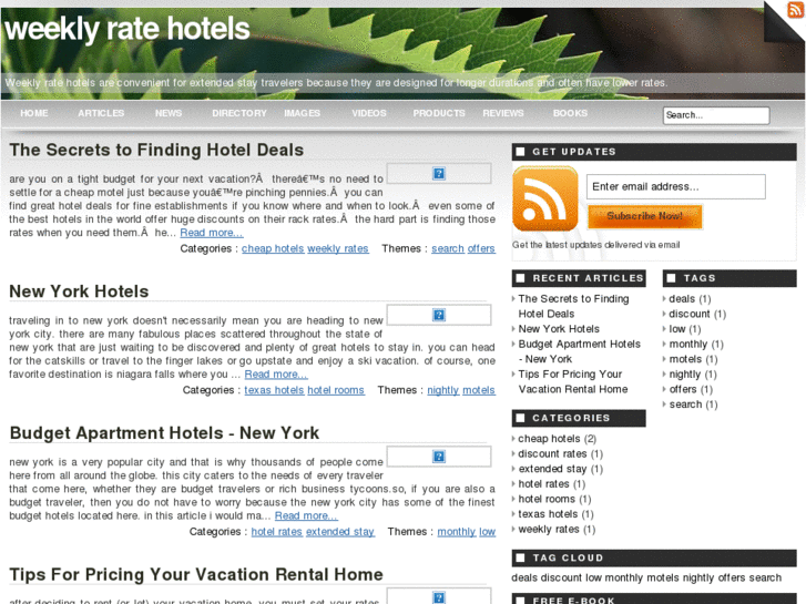 www.weeklyratehotels.net