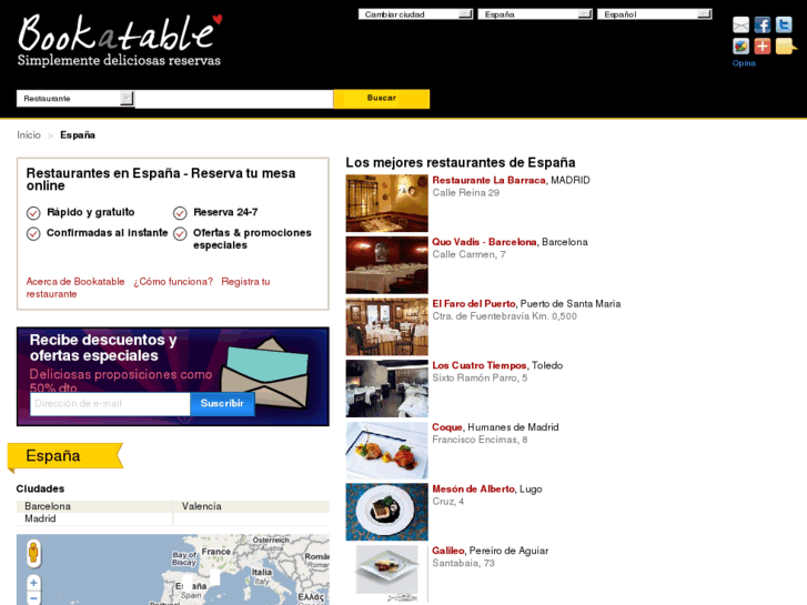 www.bookatable.es