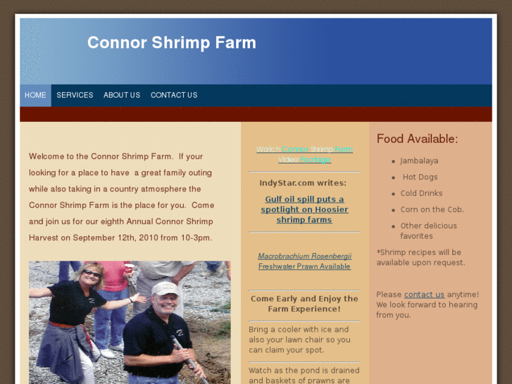 www.connorshrimpfarm.com