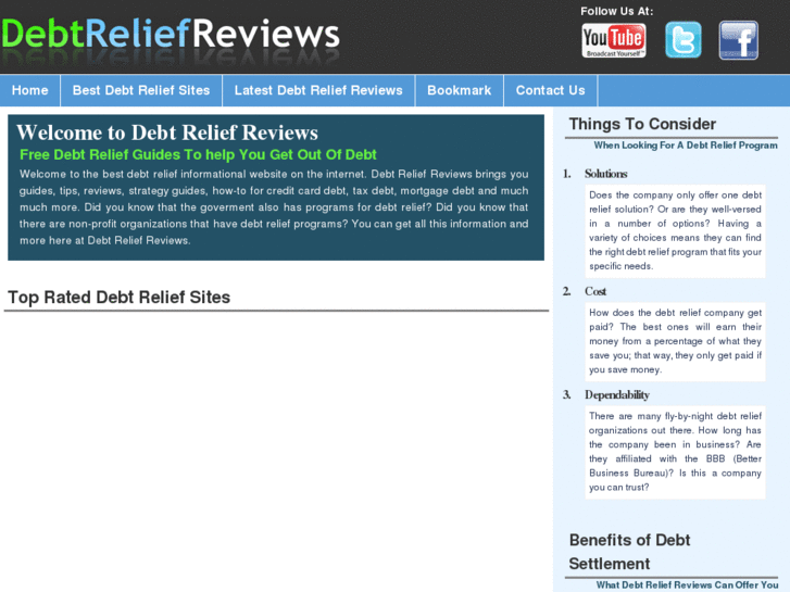 www.debtreliefreviews.com