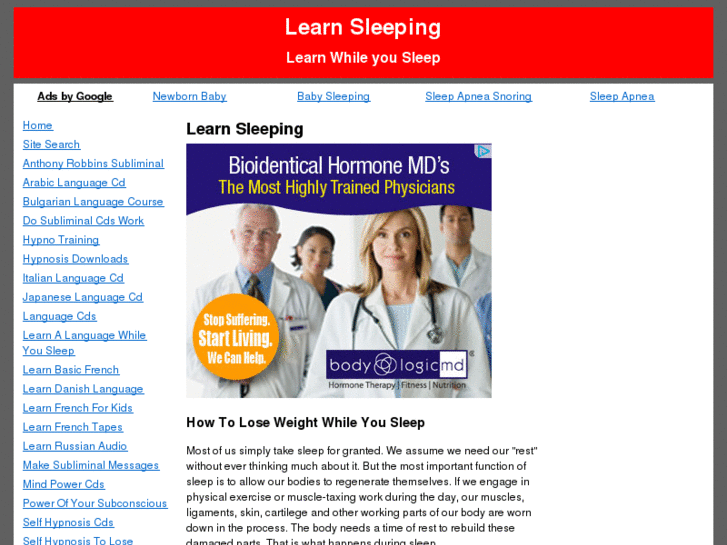 www.learnsleeping.com