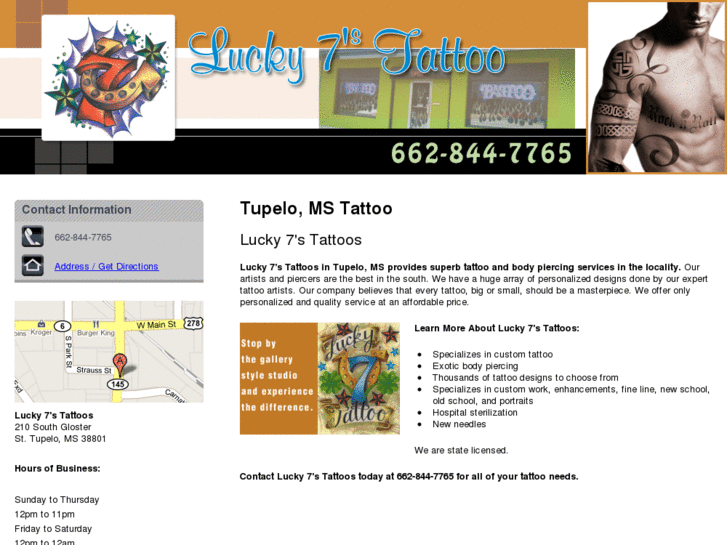 www.lucky7tattooms.com