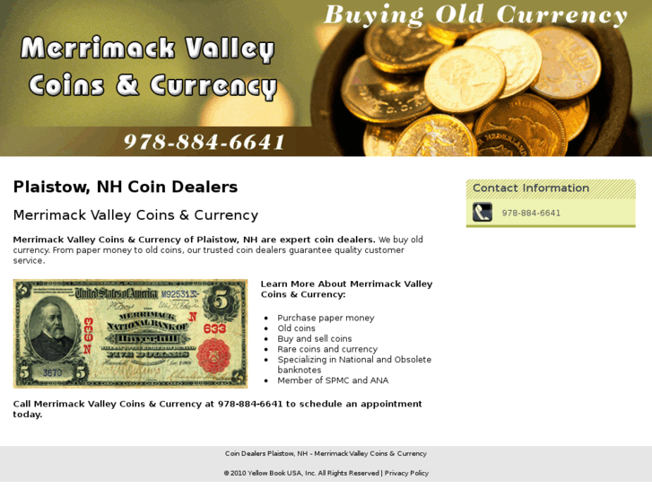 www.merrimackvalleycoinscurrency.com