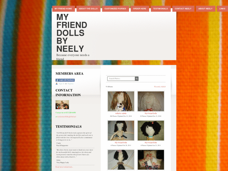 www.myfrienddollsbyneely.com