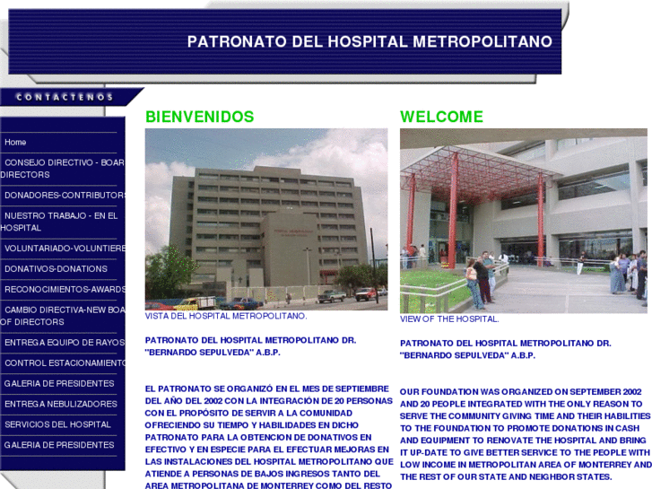www.patronatohospitalmetropolitano.org