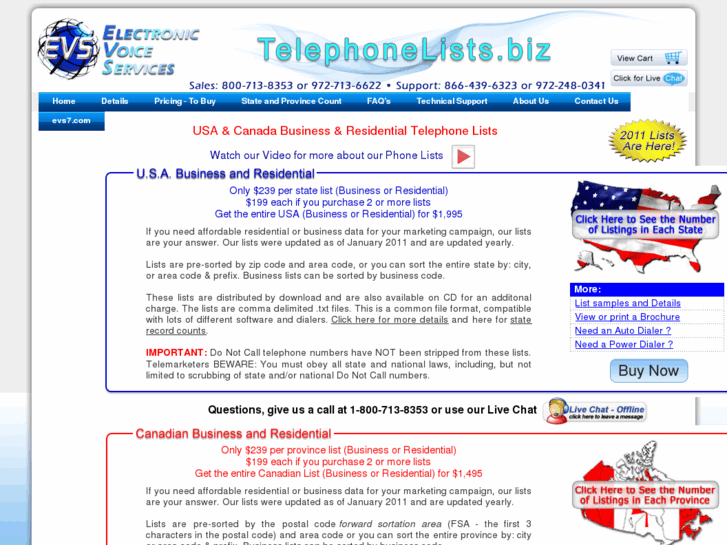 www.telephonelists.biz