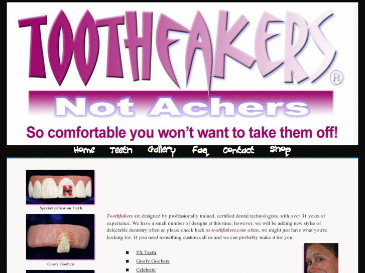 www.toothfakers.com