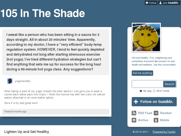 www.105intheshade.com