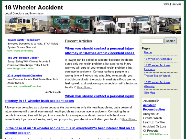 www.18wheeleraccident.net