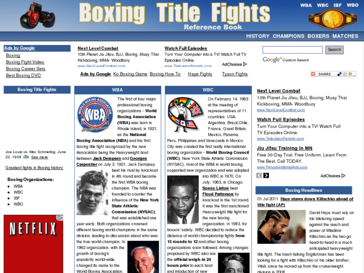 www.boxingtitlefights.com